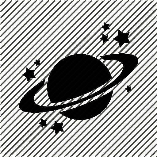 Трафарет планеты