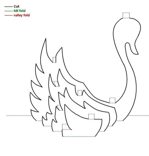 Трафареты для объемных открыток