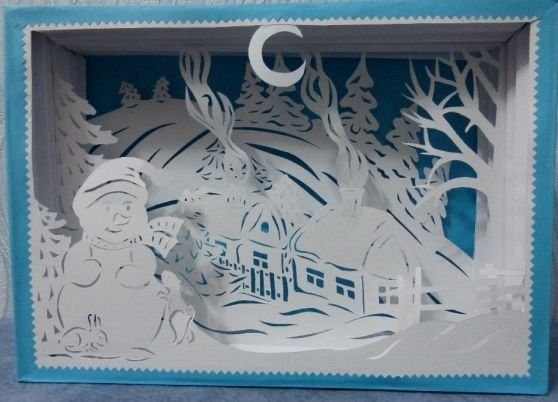 Зимние бумажные тоннели