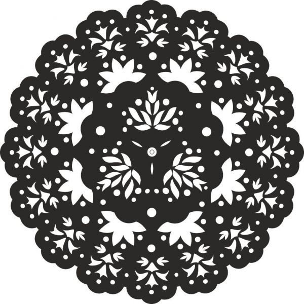 Кружево трафарет