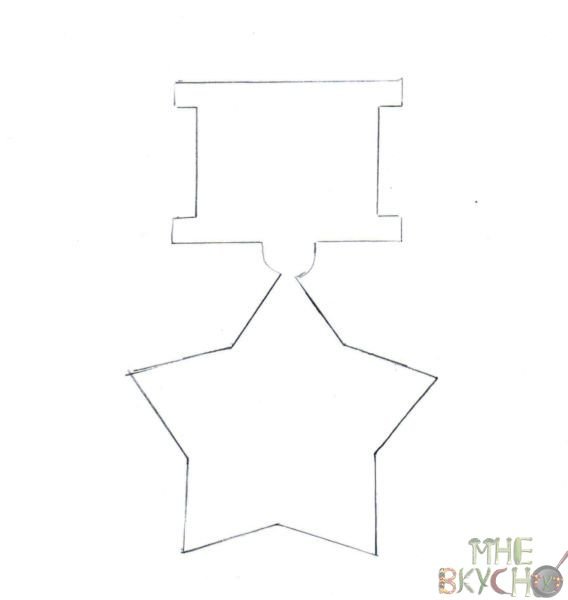 Заготовки для поделки к 9 мая