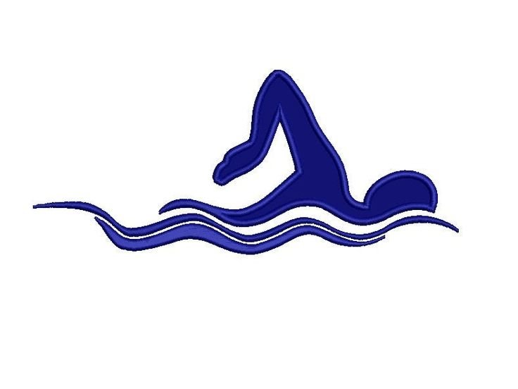 Плавание силуэт