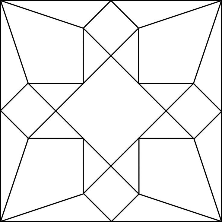 Рисование геометрического орнамента в Квадра