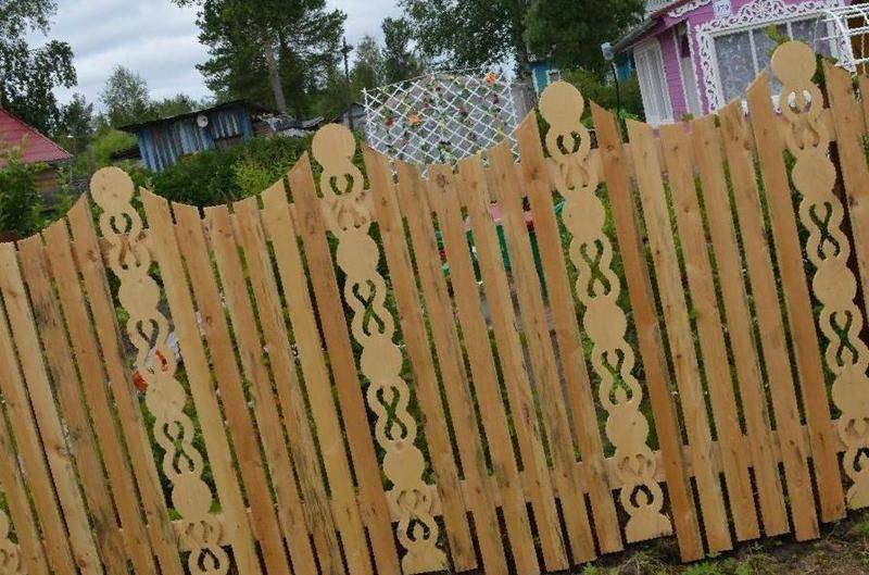 Резной Палисад забор