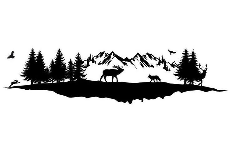 Очертания леса