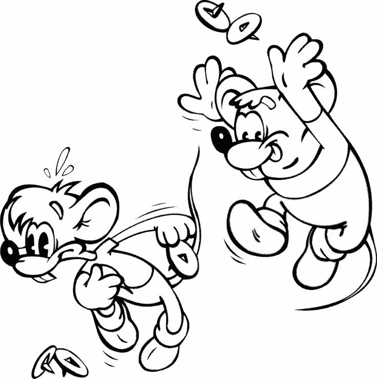 Раскраски мультяшные