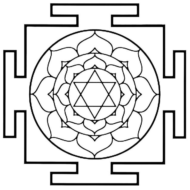 Сарасвати Янтра Мандала