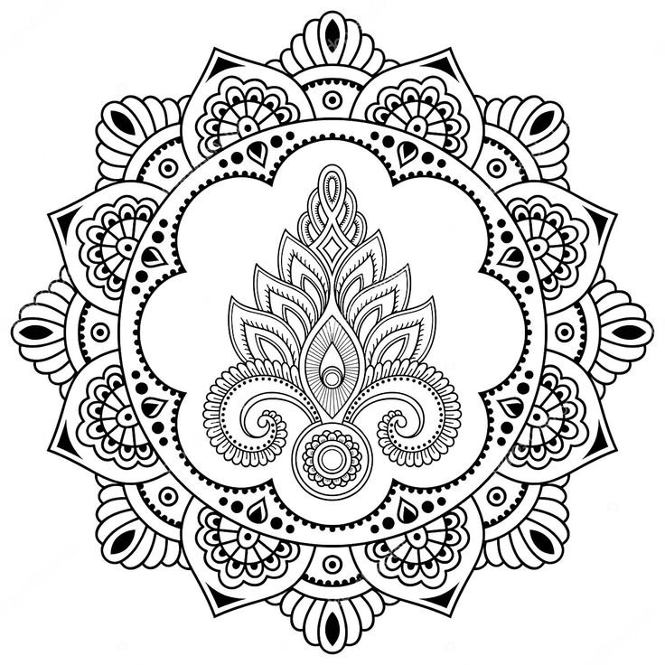 Точечная роспись трафареты