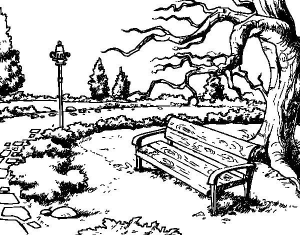 Раскраски пейзажи природы красивые