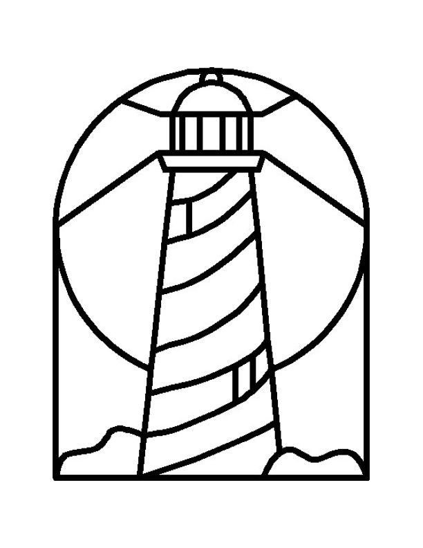 Витраж раскраска для детей