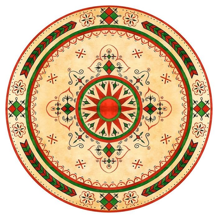 Пижемская роспись по дереву