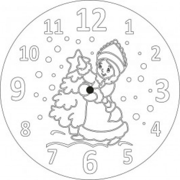 Часы новогодние