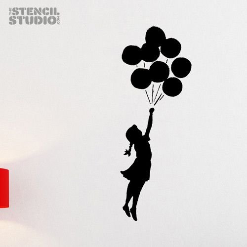 Трафареты для граффити девушка