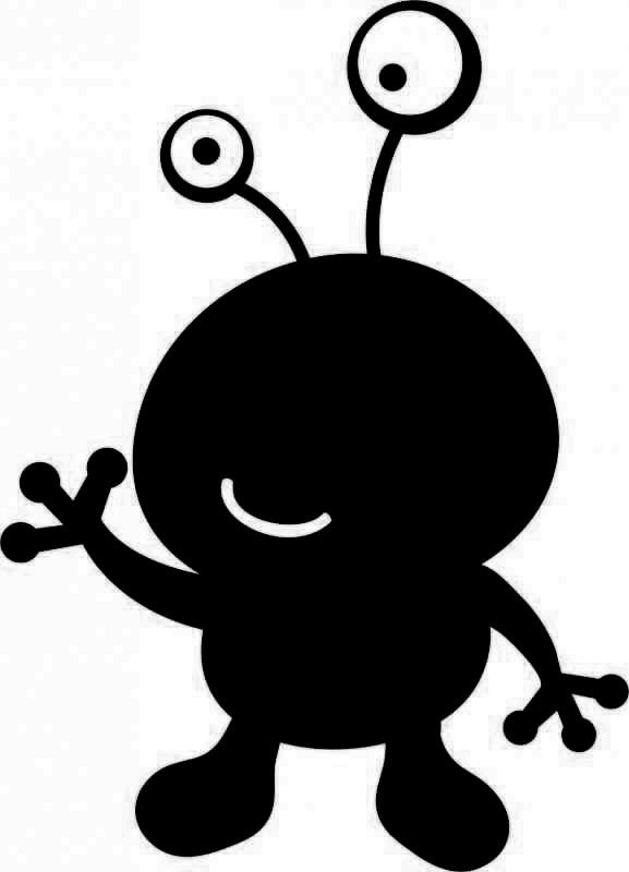 Силуэты монстриков