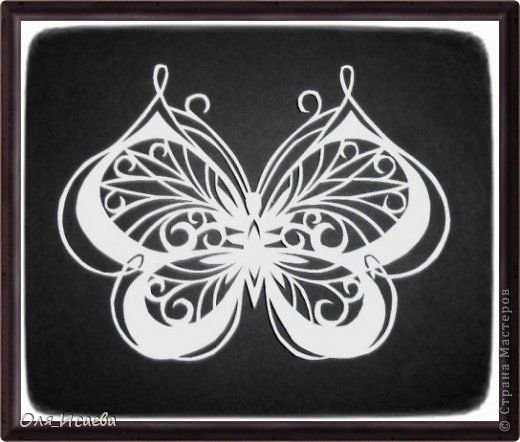 Вытынанка бабочка