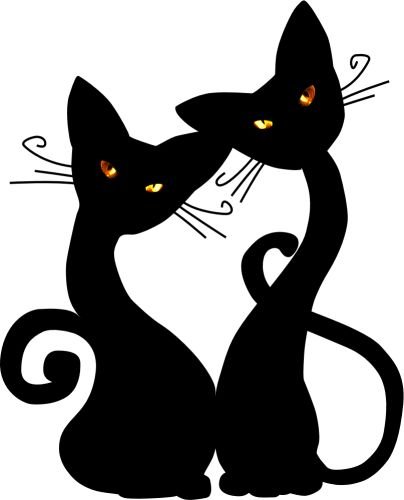 Трафарет кошки