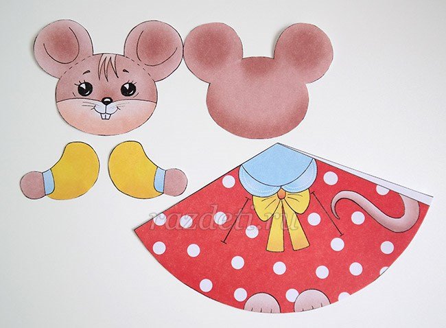 Конусные игрушки из бумаги