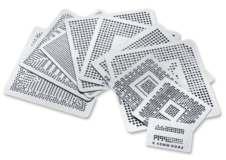 Трафареты для реболлинга BGA Laser trafaret