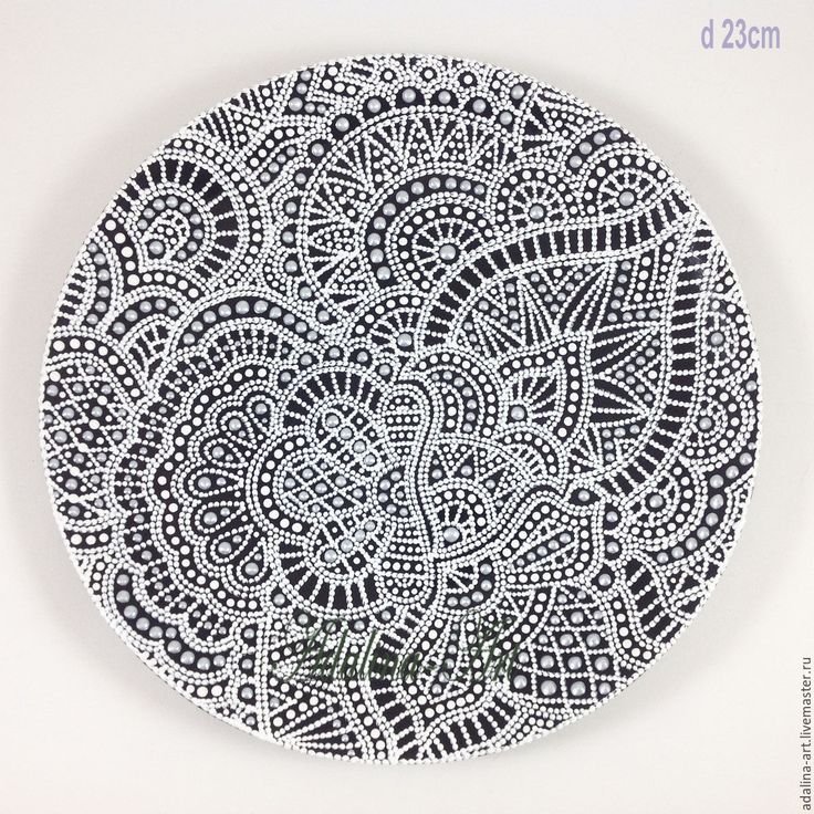 Трафарет тарелки