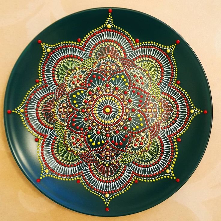 Мандалы точечная роспись