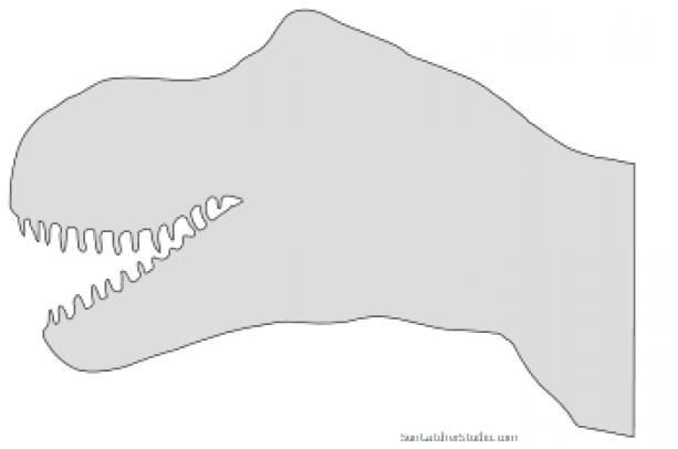 Динозавры для вырезания