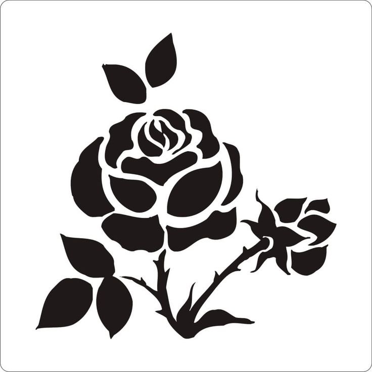 Трафарет "цветы"