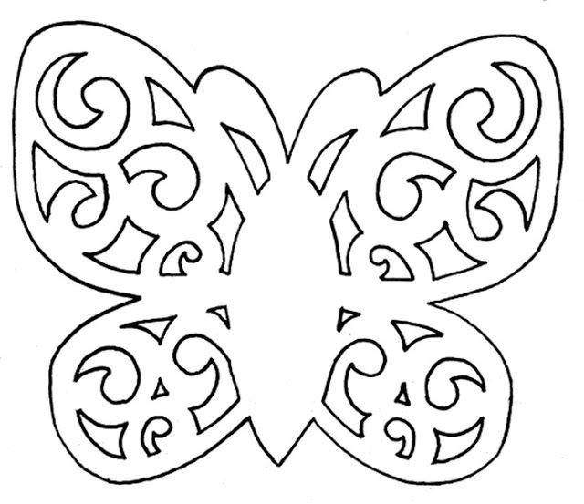 Трафареты для ажурного вырезания