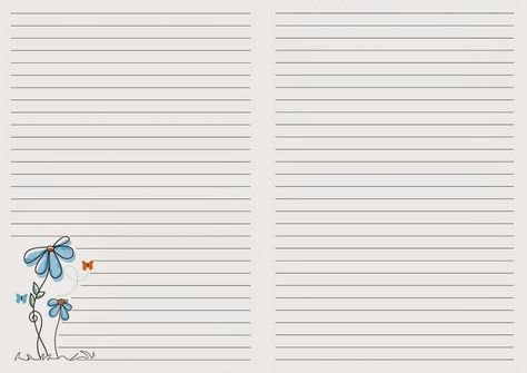 Разлинованный лист а4