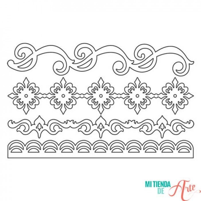 Орнамент окантовка