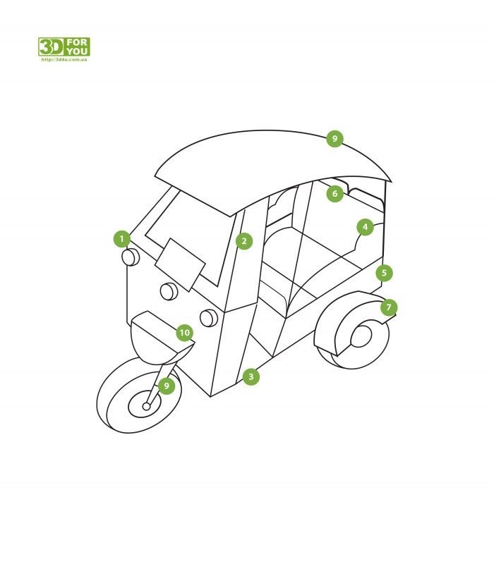 Трафарет машинки для 3d ручки