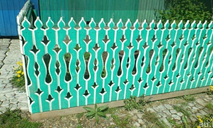 Заборчик для палисадника деревянный