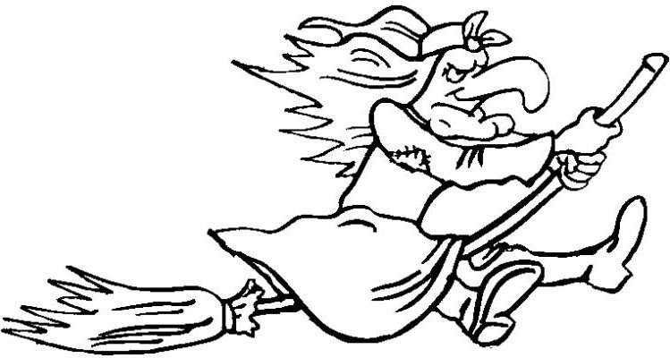 Рисование баба Яга