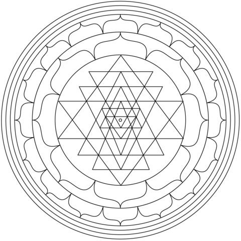 Лакшми Шри Янтра символ