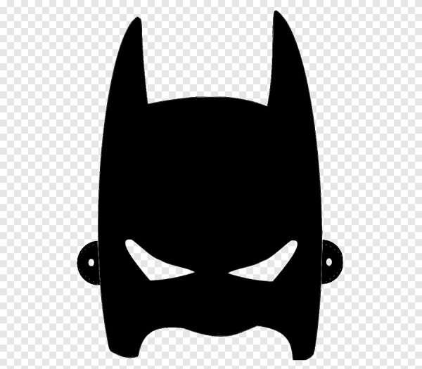 маска бэтмена из картона