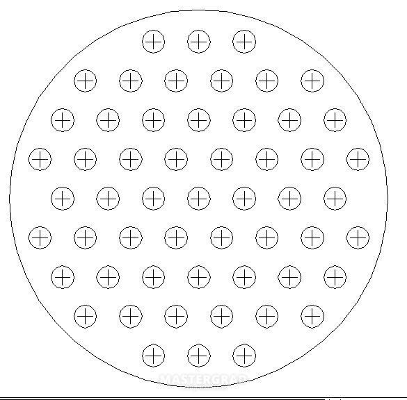 Трафарет для сверления отверстий