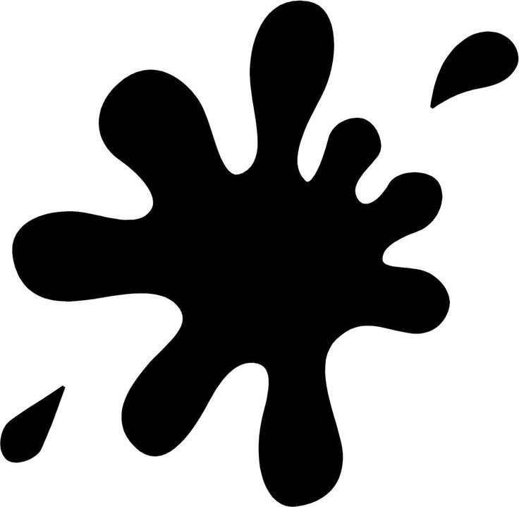 Трафареты Кляксы для вырезания