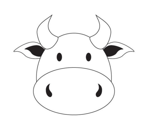 Мордочка коровки