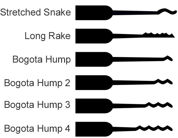 Отмычки для замков чертежи