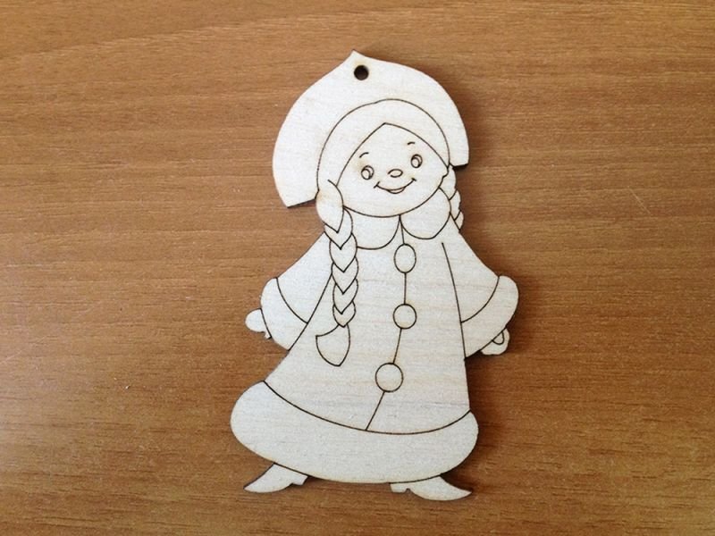 Новогодние игрушки из фанеры