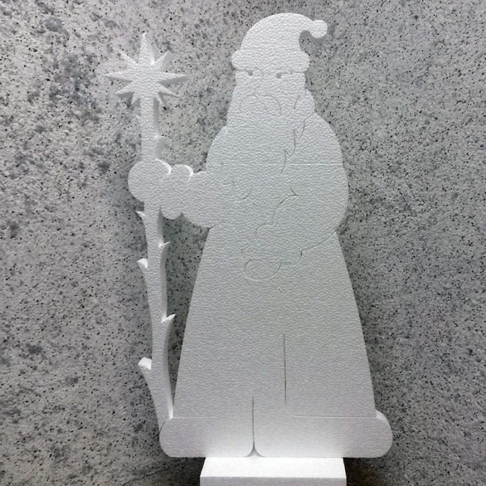 Новогодние фигурки из пенопласта