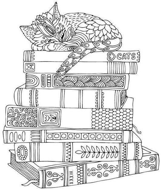 Раскраска для сильно уставших