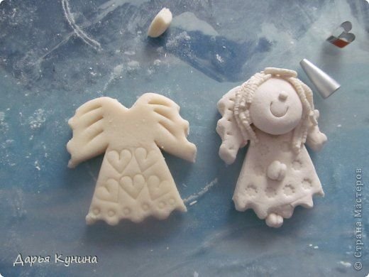 Ангелочки из соленого теста