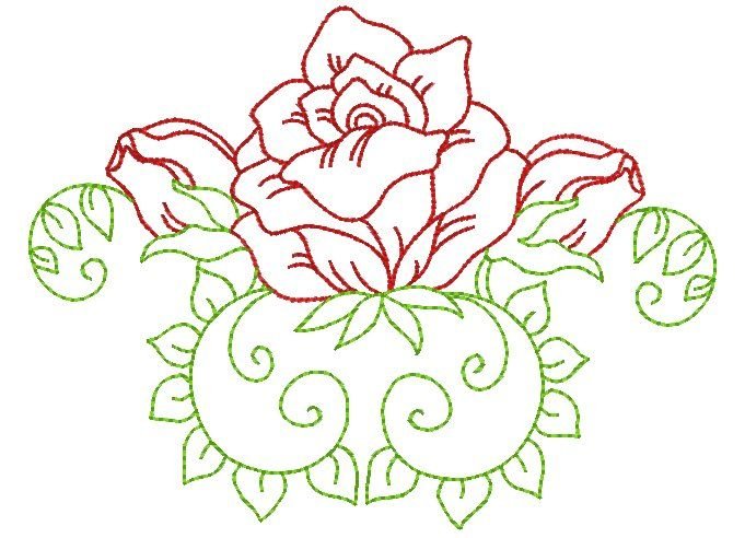 Узоры цветов для вышивки