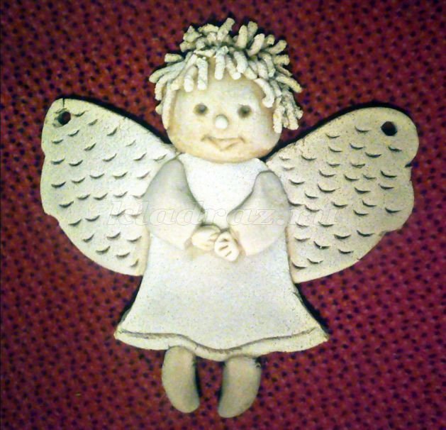 Ангелочки из соленого теста