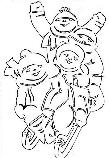 Зимние вырезалки на окна