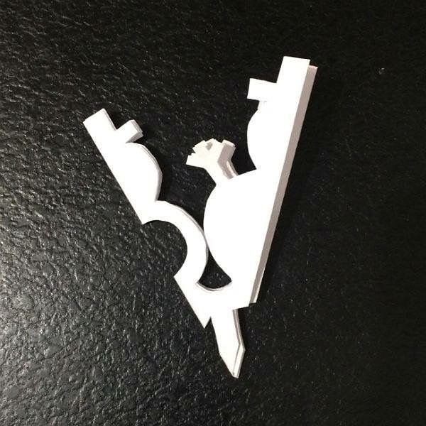 Снежинка в виде снеговика