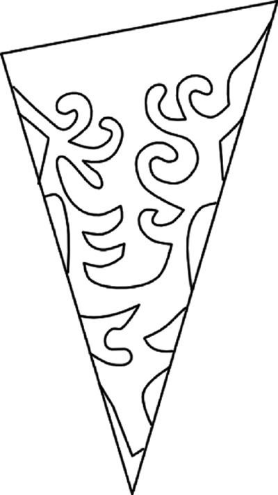 Снежинки трафареты для вырезани