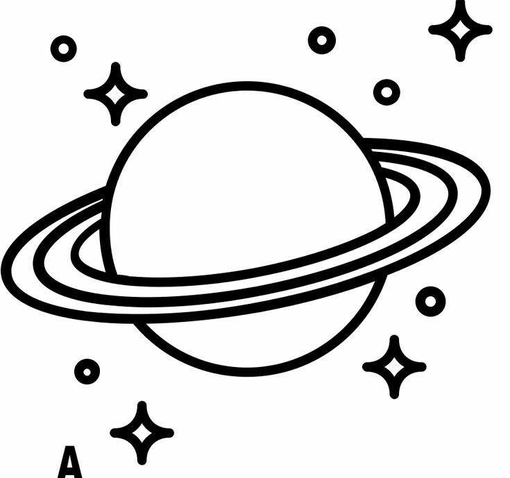 Планеты для раскрашивания для детей
