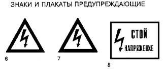 Предупреждающие плакаты