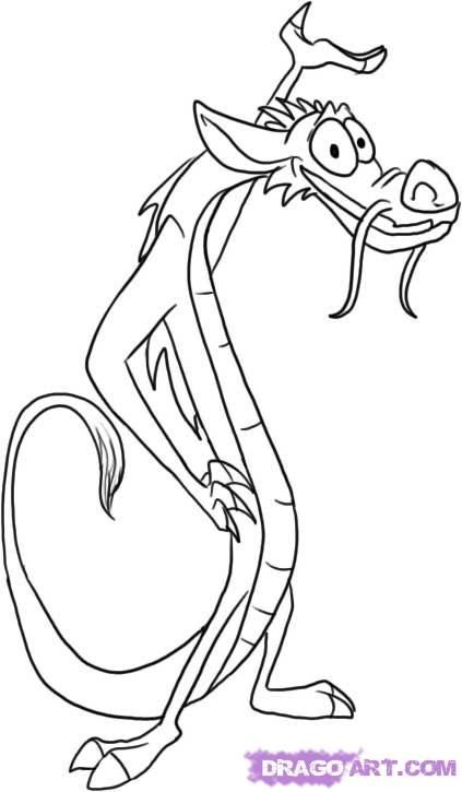 Дракончик мушу из Мулан